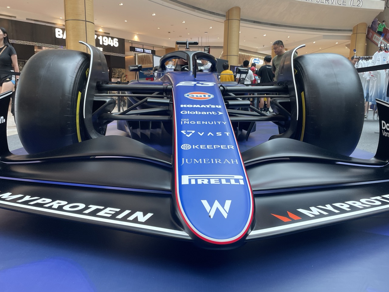 Williams front wing